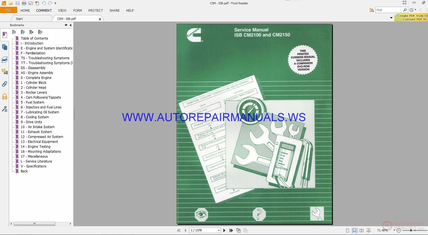 Cummins ISB CM2100-CM2150 Service Manuals | Auto Repair ... isb cm2150 wiring diagram 