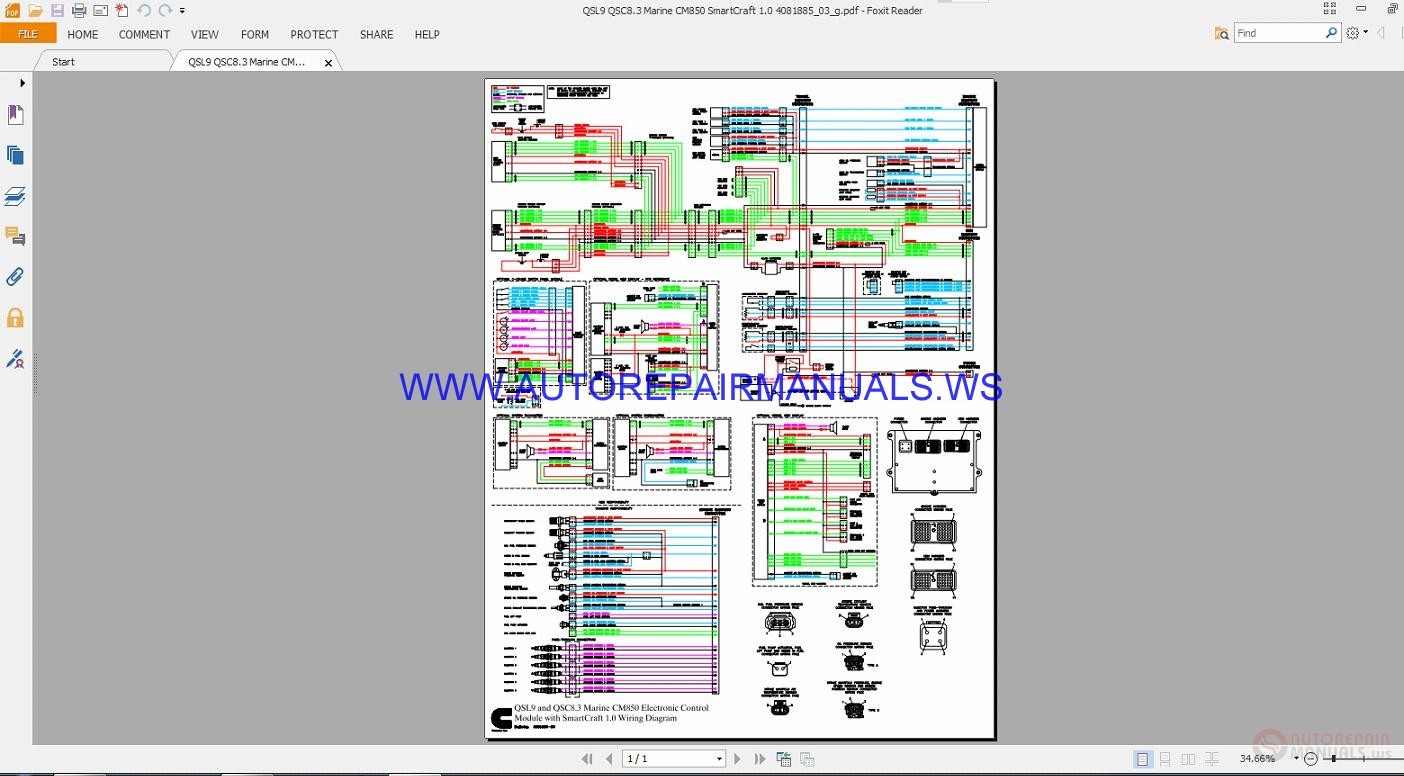 Cummins Mercruiser Diesel Wiring Diagrams Manual | Auto Repair Manual