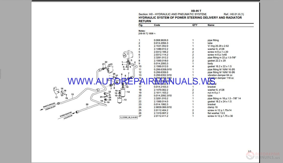 Hurlimann Tractors XB-95 T Parts Manual | Auto Repair Manual Forum ...