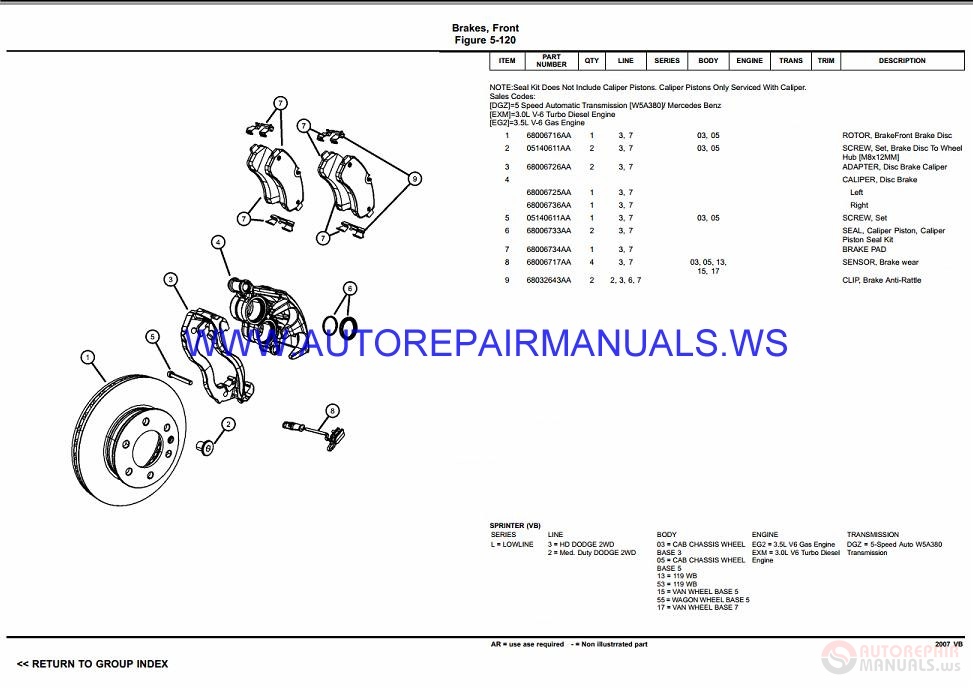 2007 Sprinter Workshop Manual Download