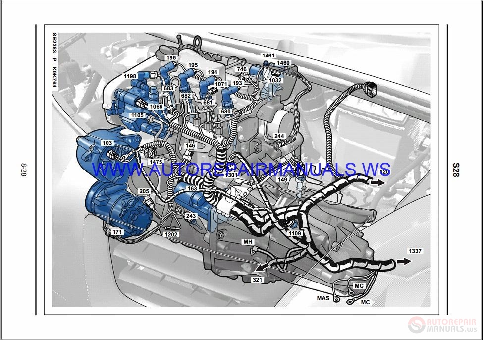Renault Modus J77 NT8295 Disk Wiring Diagrams Manual 11-07-2005 | Auto