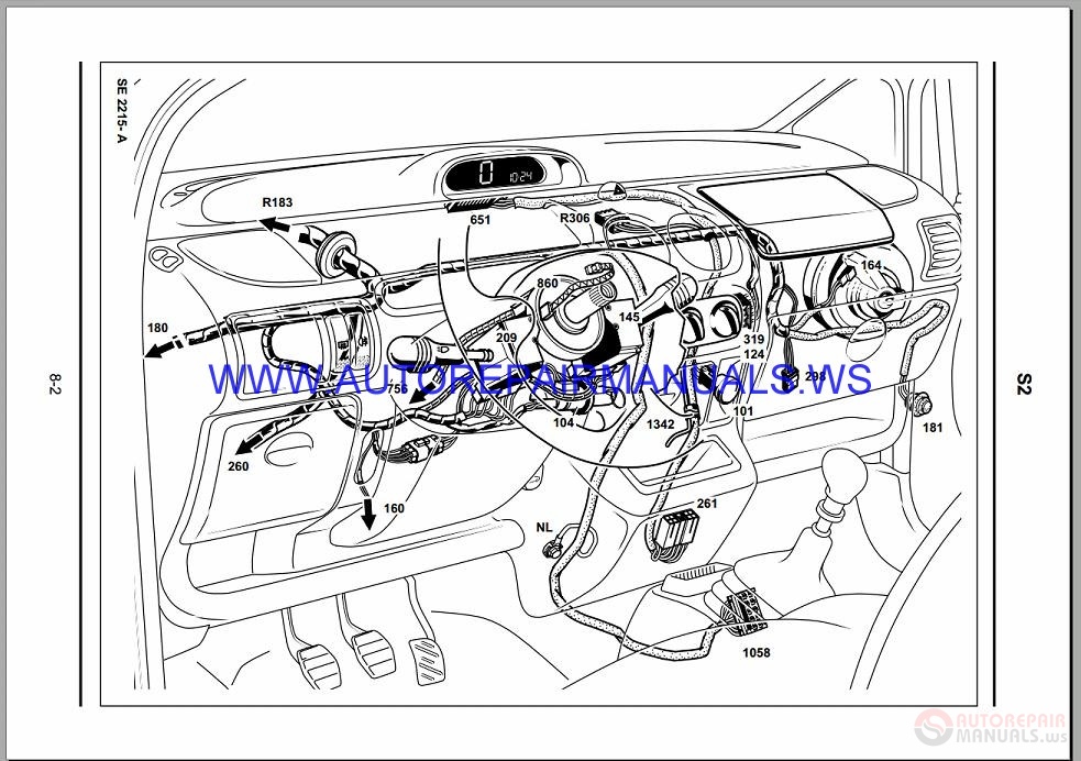 Renault Twingo X06 NT8232 Disk Wiring Diagrams Manual 01-2003 | Auto