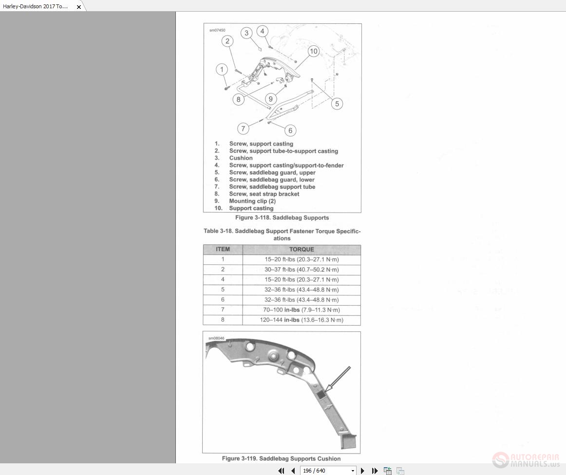 Harley-davidson 2017 Touring Service Manual Auto Repair Manual Forum - Heavy Equipment Forums - Download Repair Workshop Manual