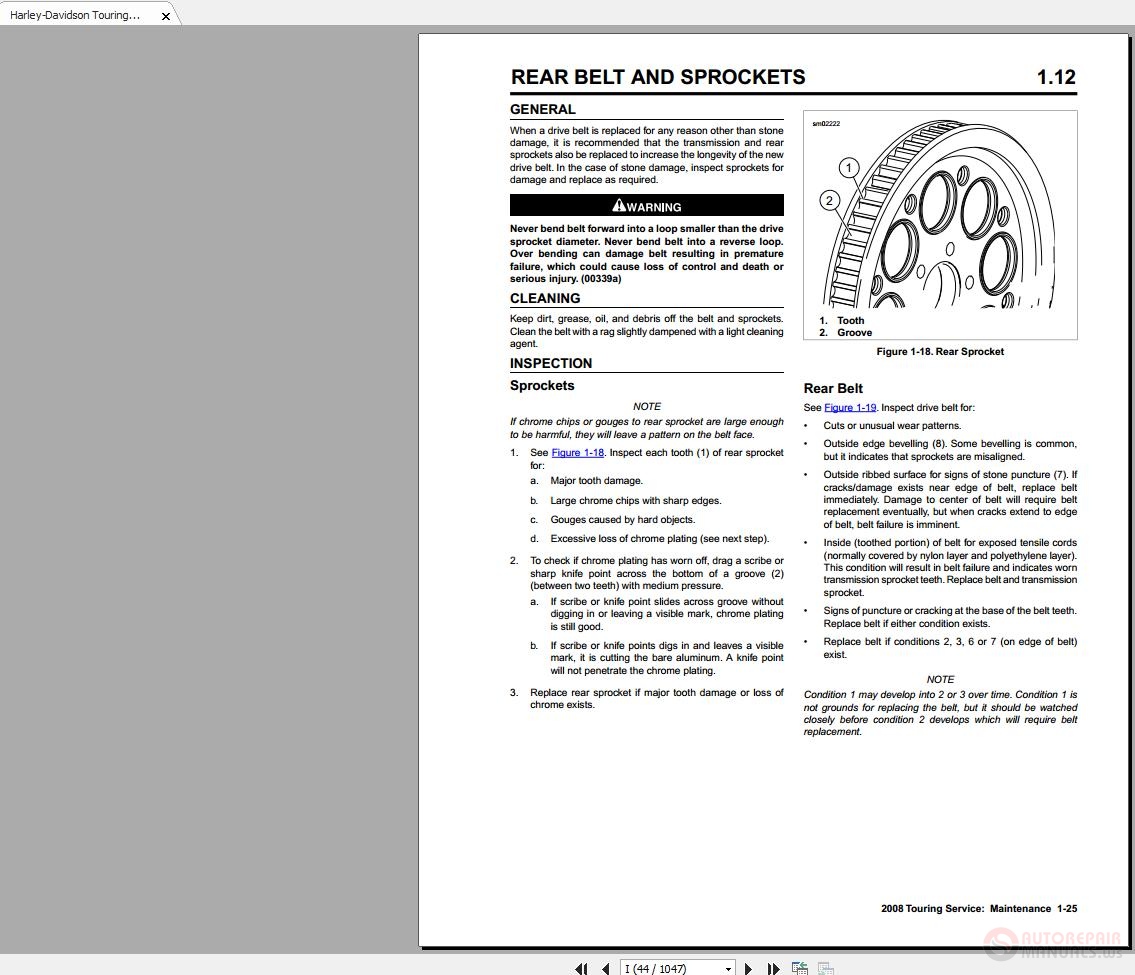 Harley-Davidson Touring2008 Service Manual | Auto Repair Manual Forum