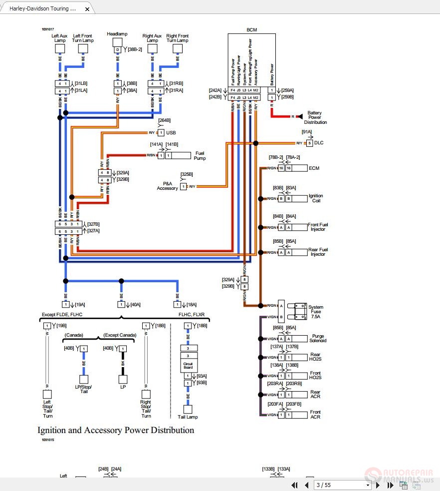 Harley-Davidson Touring 2018 Wiring Diagrams | Auto Repair Manual Forum ...