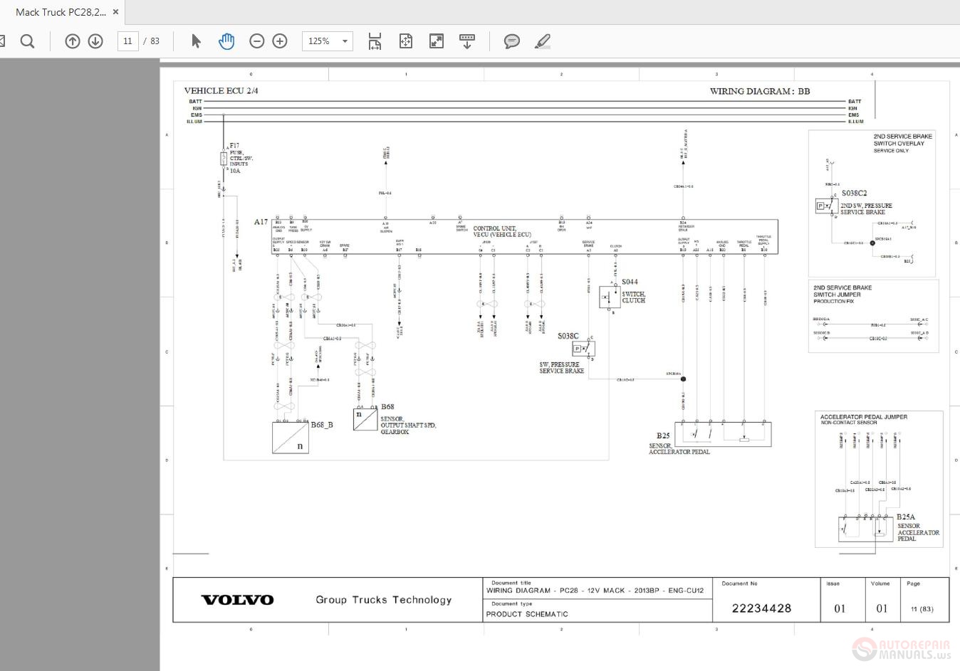 Mack Truck Wiring Diagrams - Wiring Diagram Schemas