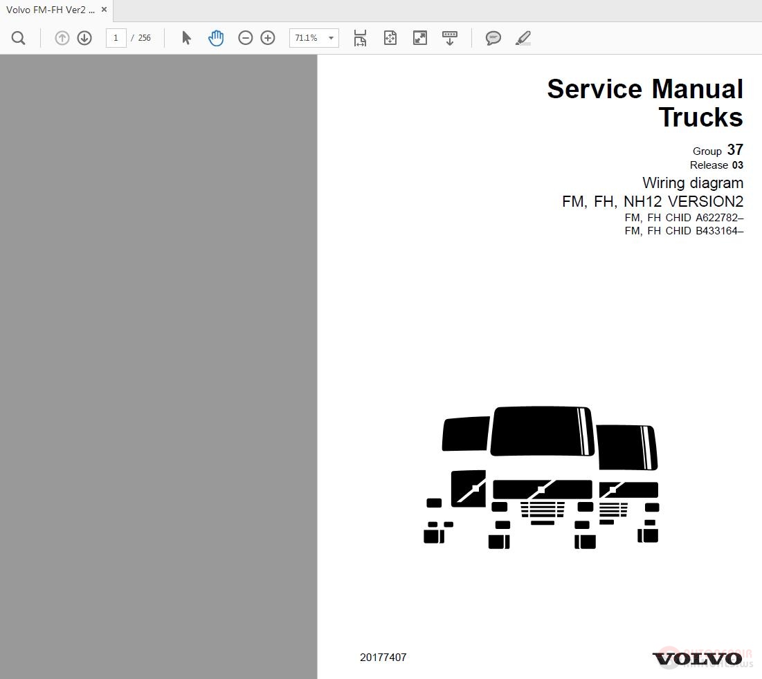 Volvo Fm-Fh Ver2 A610059-B411901 Wd Trucks Service Manual | Auto Repair Manual Forum - Heavy Equipment Forums - Download Repair & Workshop Manual