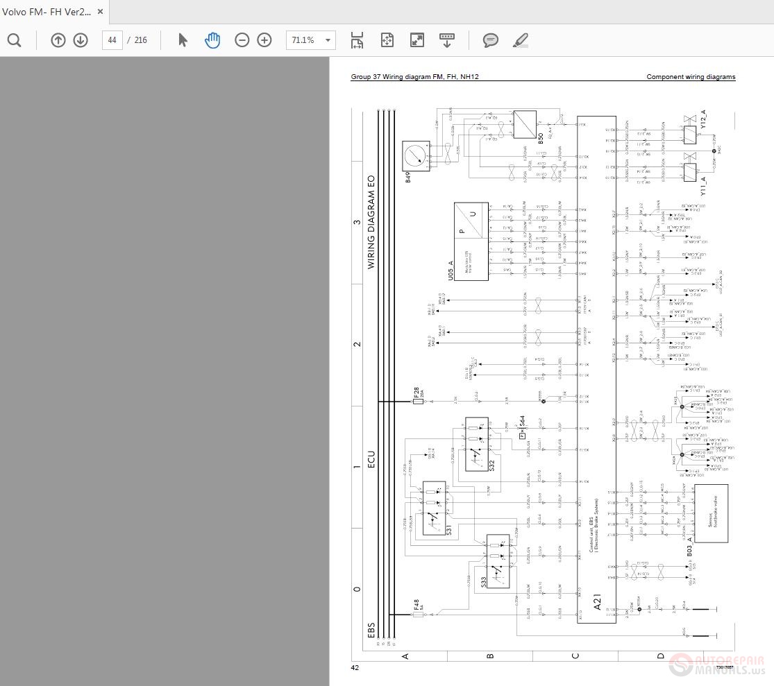 Volvo FM- FH Ver2 A615020-622781, B421649 Service Manual | Auto Repair ...