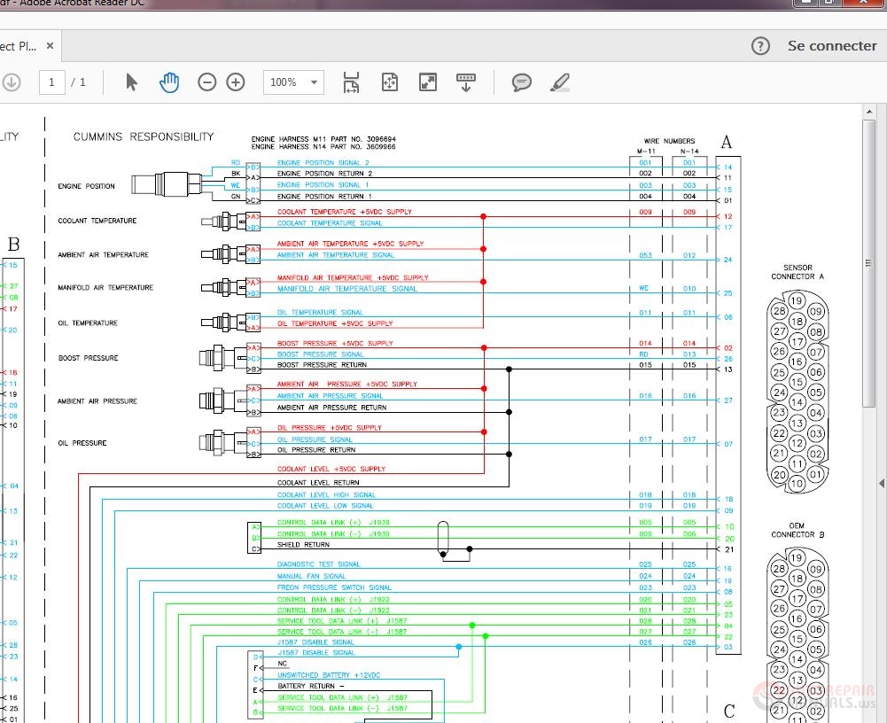 Cummins Celect Plus 3408300 Wiring Diagram | Auto Repair Manual Forum ...