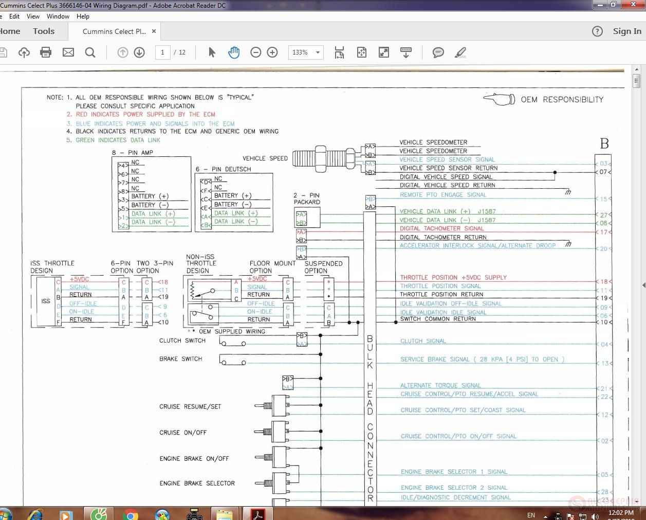 Cummins Celect Plus 3666146 04 Wiring Diagram Auto Repair Manual Forum Heavy Equipment Forums Download Repair Workshop Manual