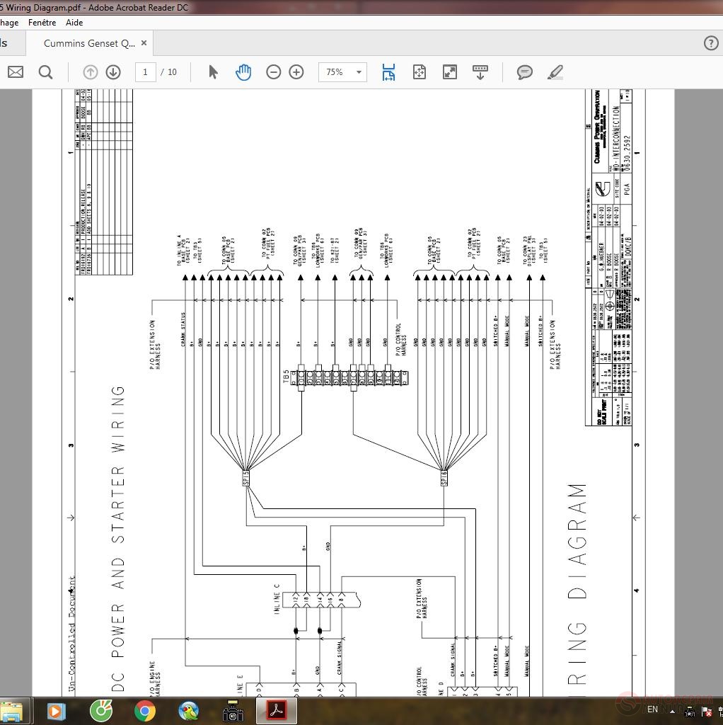 Cummins Genset Q15 Wiring Diagram Auto Repair Manual Forum Heavy