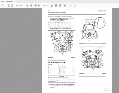 Perkins_854F_Series_UENR0624-03_Disassembly_and_Assembly_4