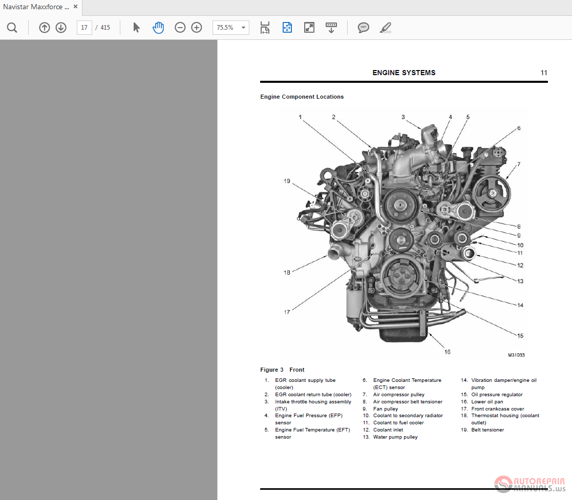 Navistar Maxxforce 7 2007 Engine Service Manual | Auto Repair Manual