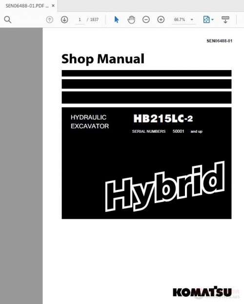 Komatsu_Hydraulic_Excavator_HB215LC-2_50001_and_up_Shop_Manual_1