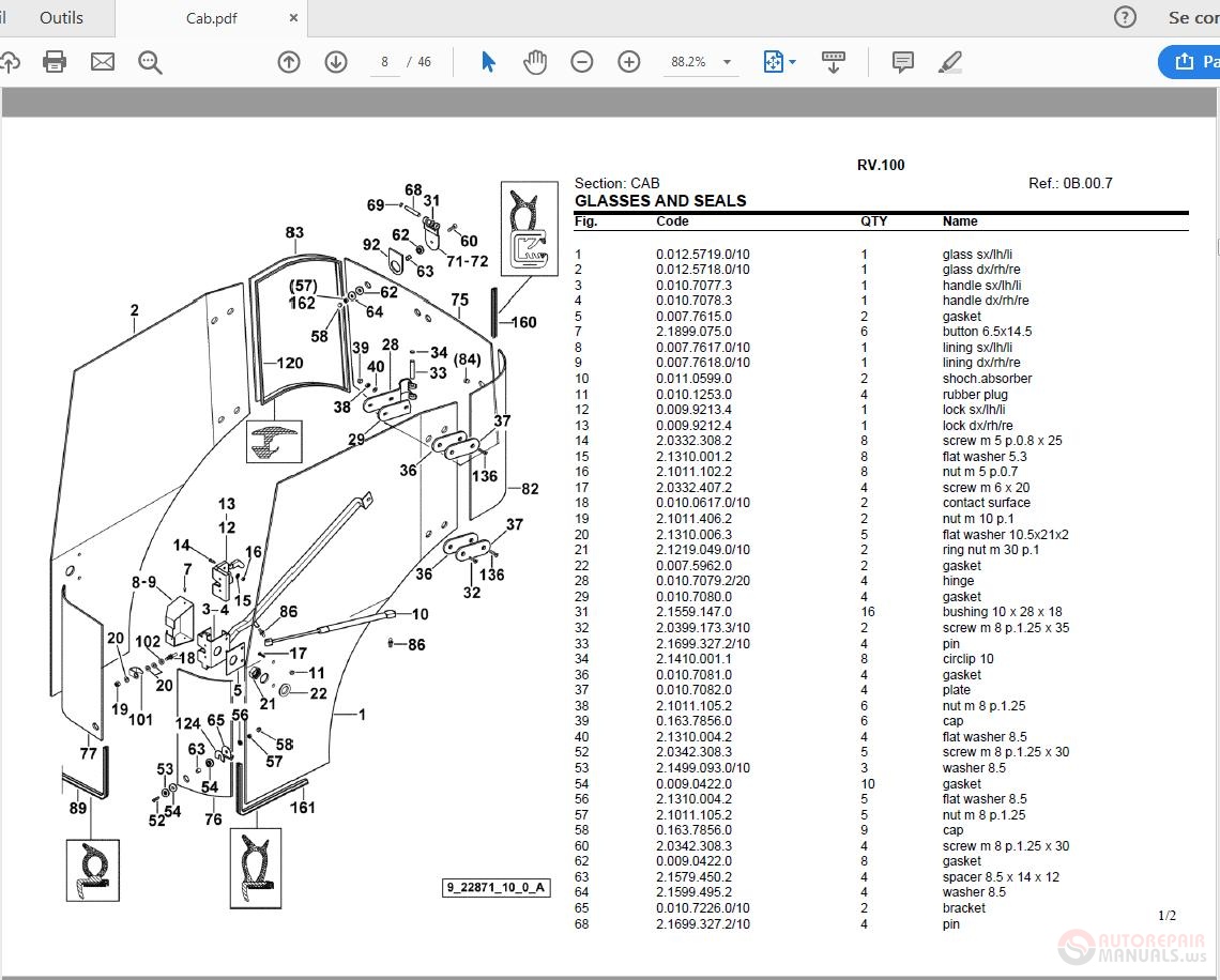 Lamborghini RV.100 Parts Catalog | Auto Repair Manual Forum - Heavy ...