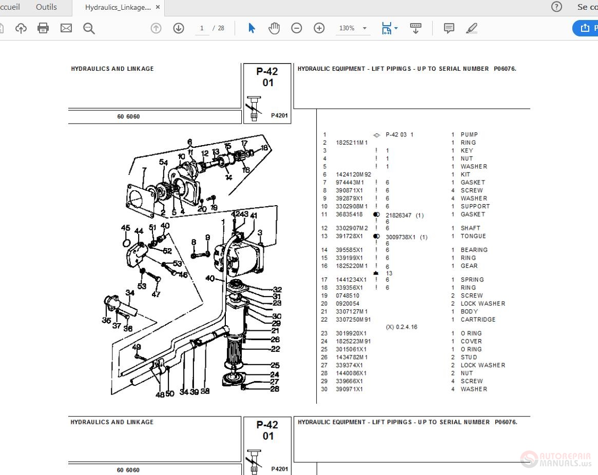 Landini 6060 Parts Catalog | Auto Repair Manual Forum - Heavy Equipment ...