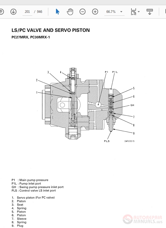 Komatsu PC27,30,35,40, _ 45MRX-1 Shop Manual | Auto Repair Manual Forum ...