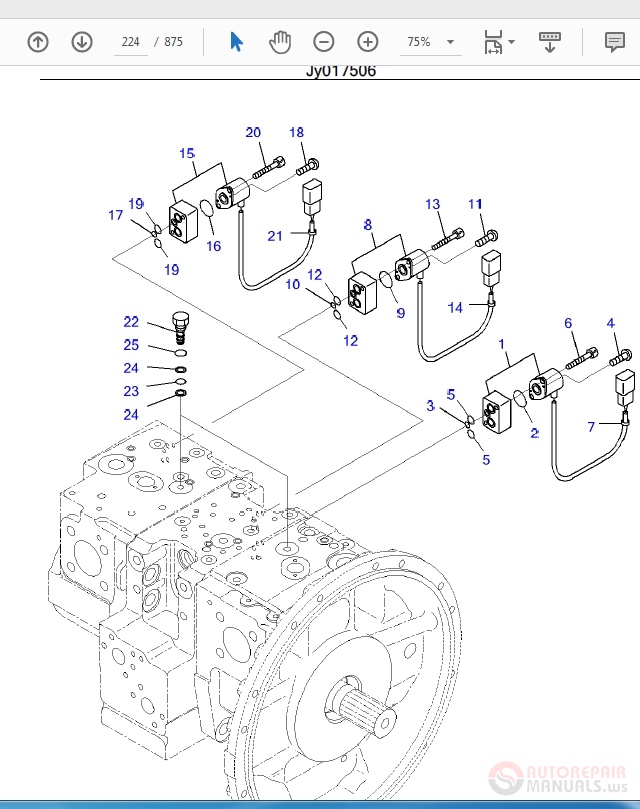 Komatsu PC290NLC-10 15001-Up Parts Manual | Auto Repair Manual Forum ...