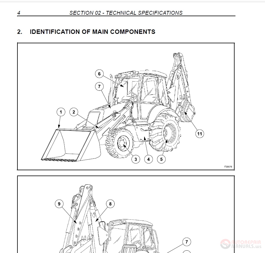 New Holland LB90.B-LB115.B 60413547 Workshop Manual | Auto Repair ...