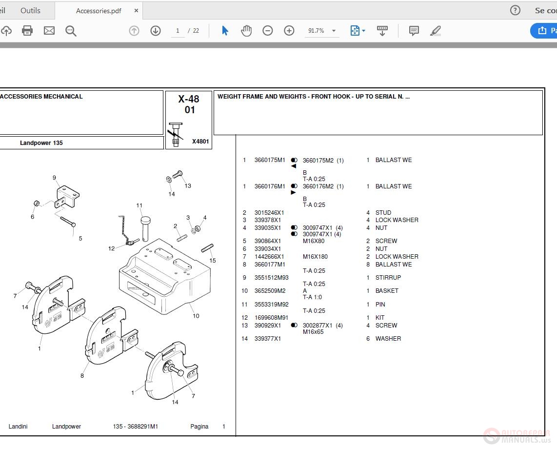 Landini Landpower_135 Parts Catalog | Auto Repair Manual Forum - Heavy ...
