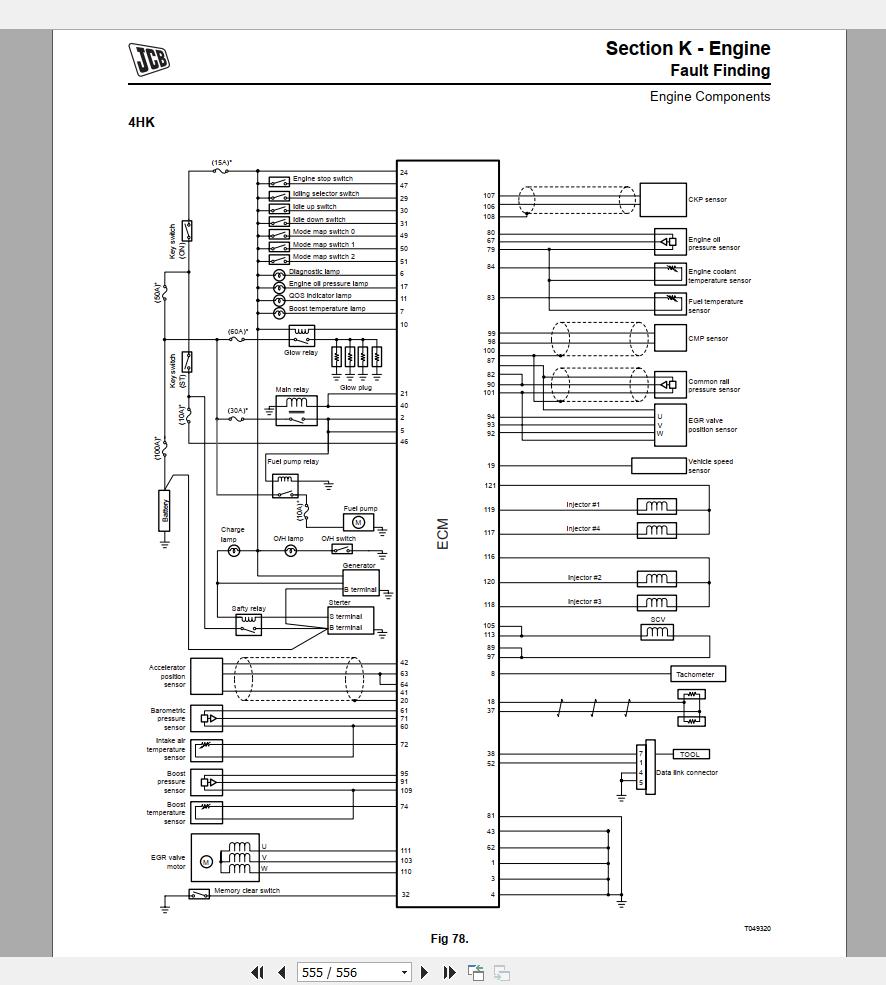 JCB Excvator JS360 Tier 3 Isuzu Service Manual | Auto Repair Manual Forum - Heavy Equipment
