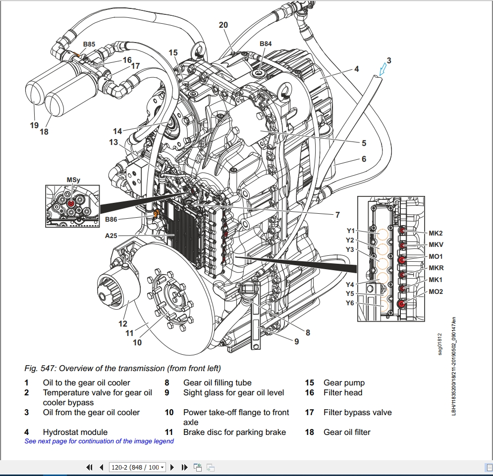 Liebherr Wheel Loader L576-1333 Service Manual | Auto Repair Manual ...