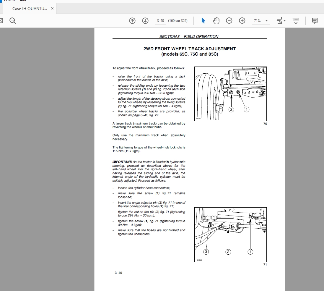 Case IH Series Tractor Operators Manual CD | Auto Repair ... case 210 tractor wiring diagram 