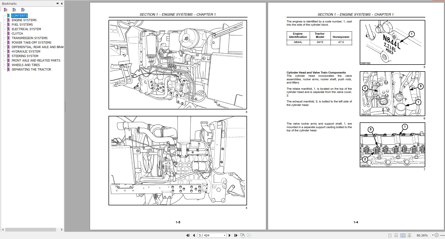 New Holland Compact Tractor 3415 Repair Manual_87032364 | Auto Repair ...