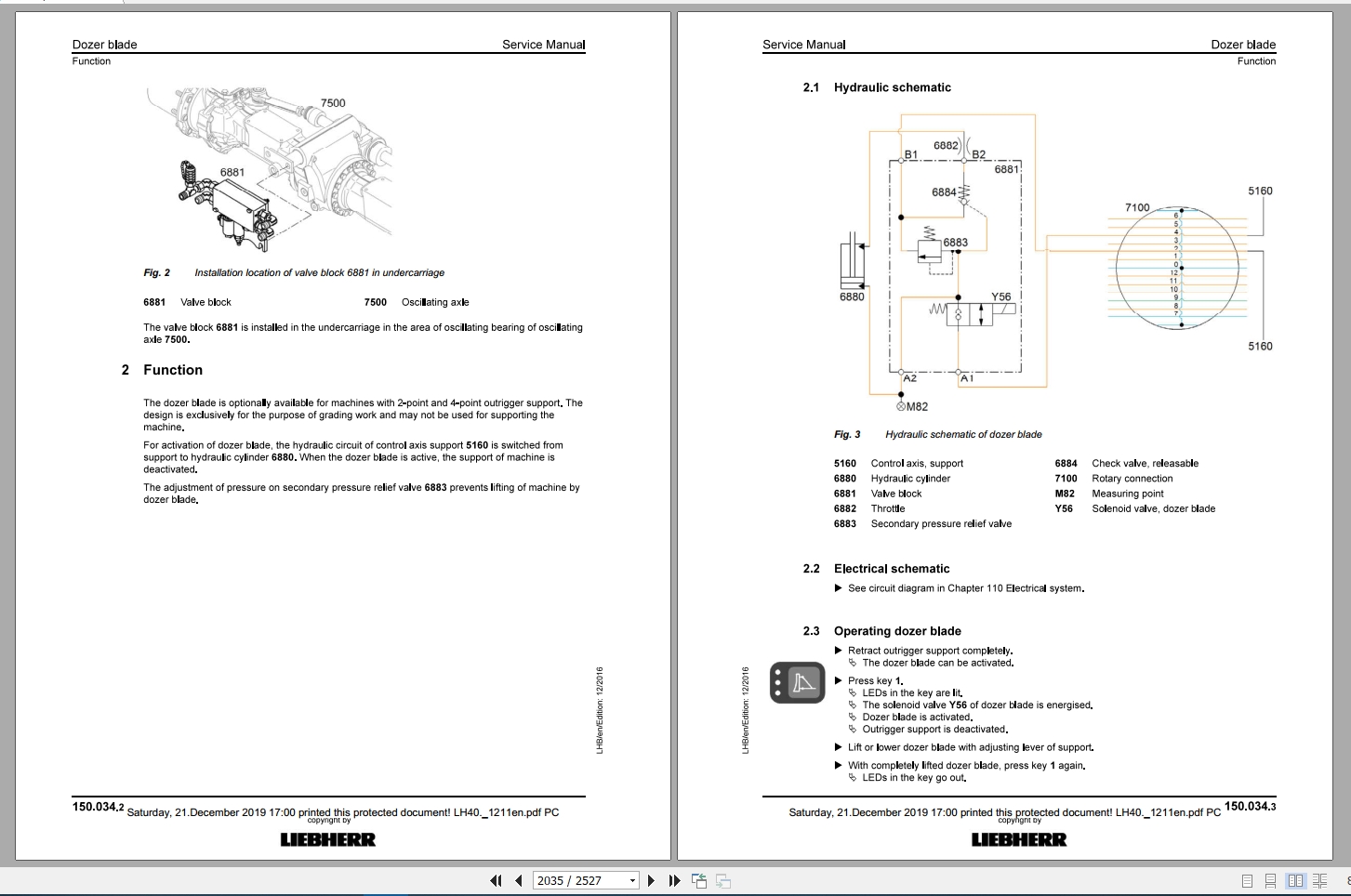 Libherr Hydraulic Excavator LH40-LH50 M,C Service Manual_LH40M-1211 ...