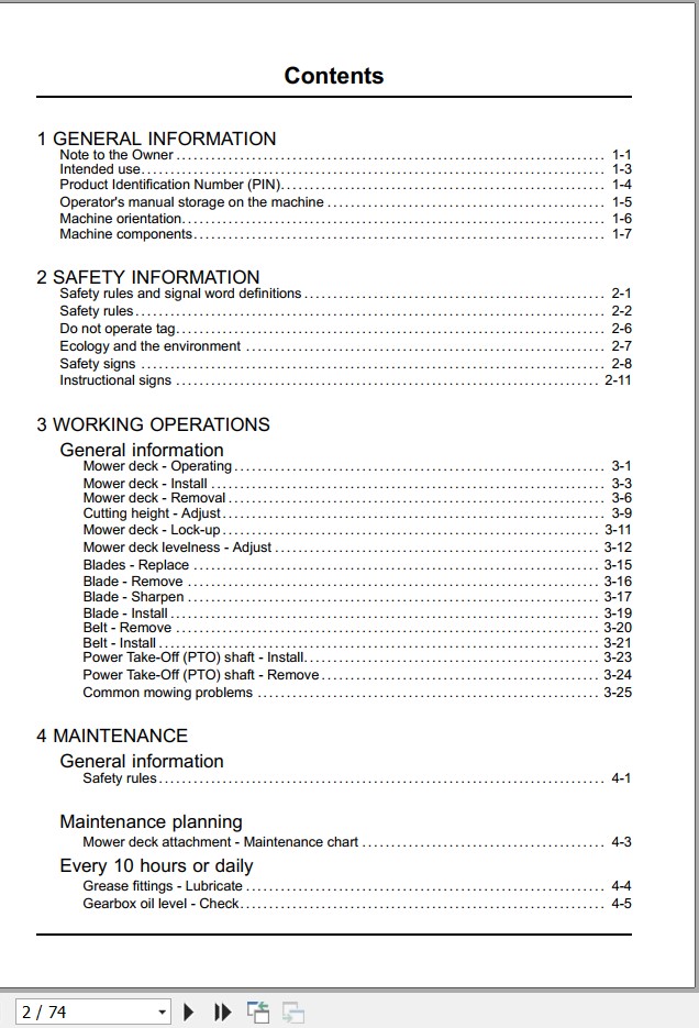 New Holand Mower Deck 160GMS Operator's Manual_51567834 | Auto Repair ...