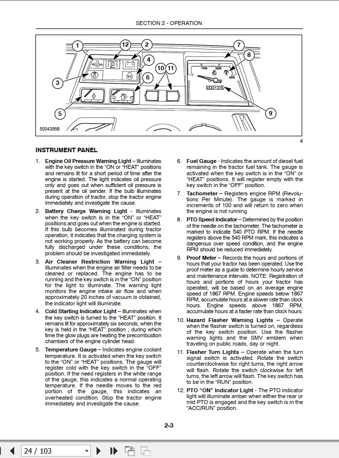 New Holand Tractor T1520 Operator's Manual_87632792 | Auto Repair ...