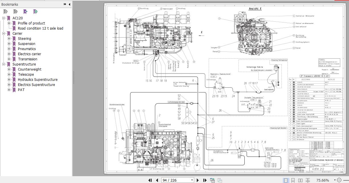 Terex Demag Mobile Crane AC120 Technical Training Manual_EN V1-2 | Auto ...