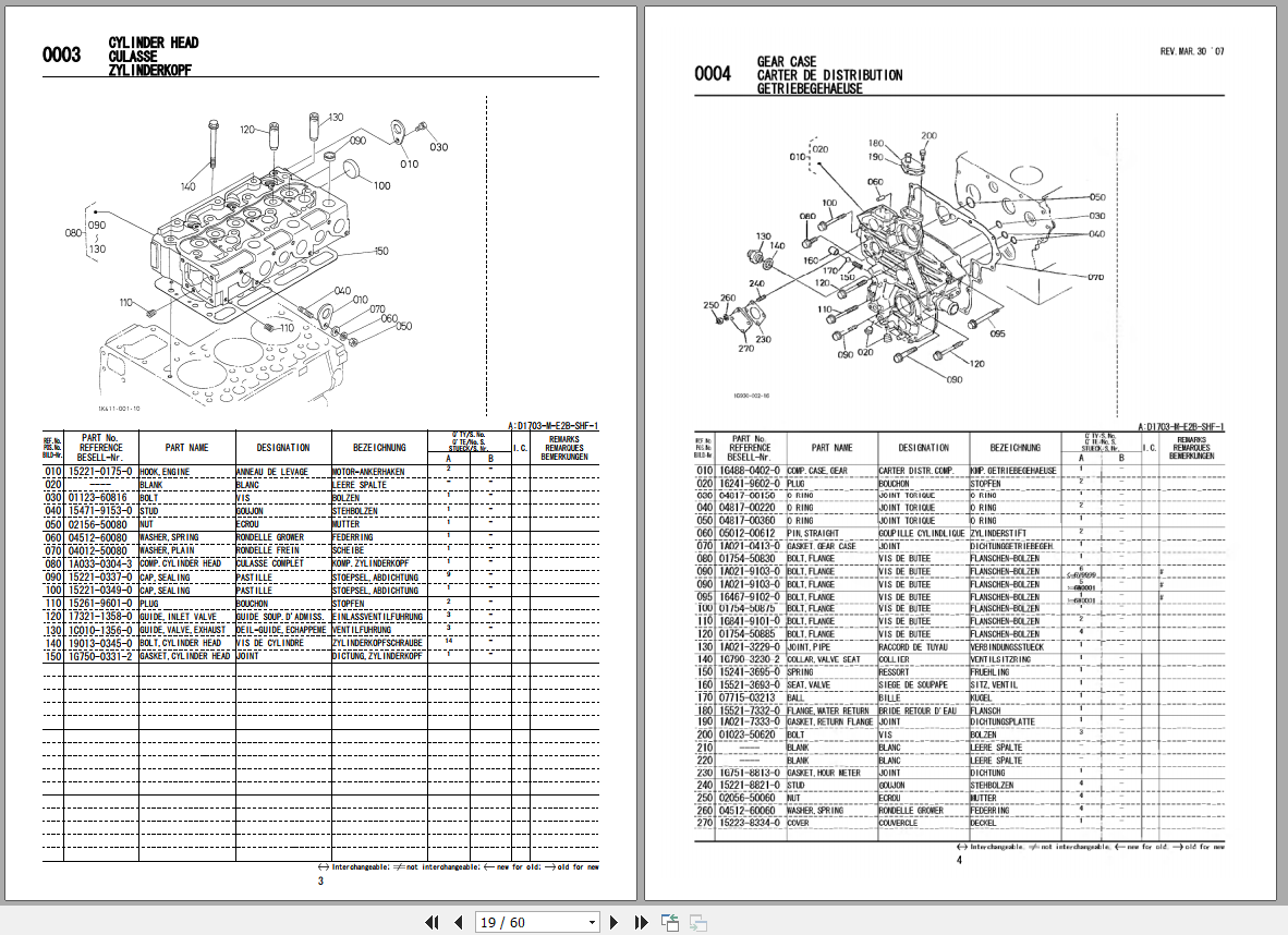 Kubota Engine D1703 Part Manual En Deu Auto Repair Manual Forum Heavy Equipment Forums Download Repair Workshop Manual