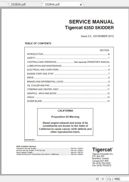 Tigercat_635D_Skidder_Operators_Service_Manual_2