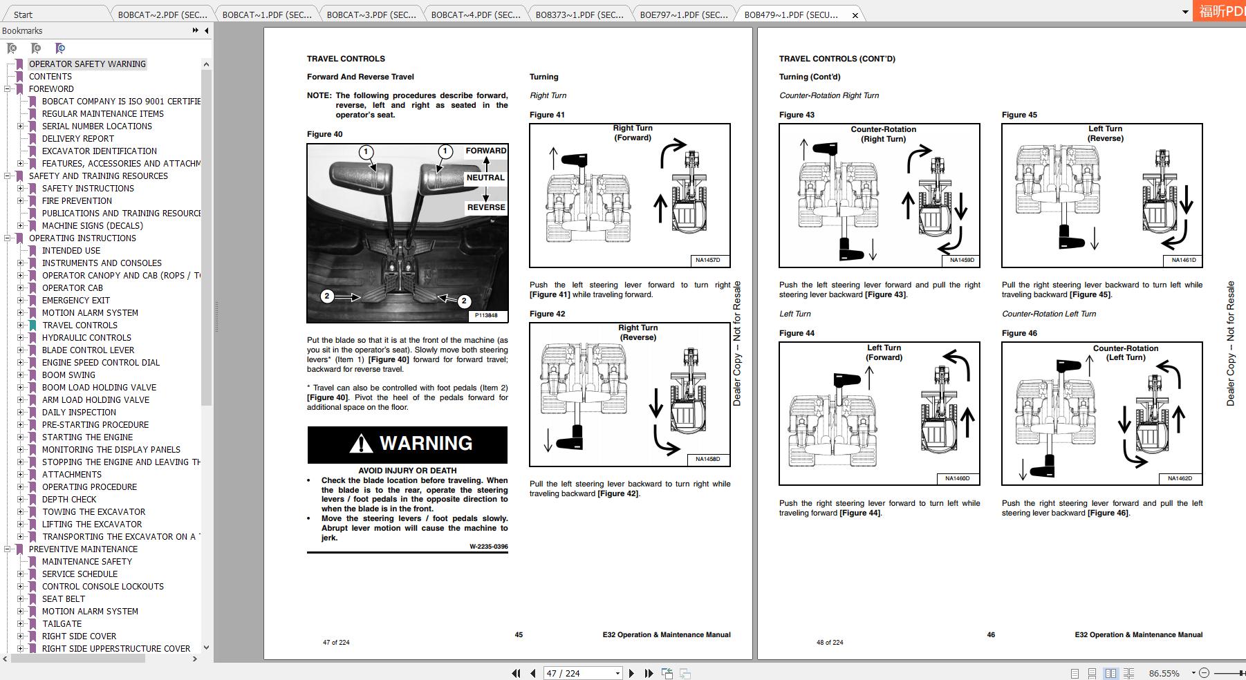Bobcat Compact Excavator E32 Operation & Maintenance Manuals | Auto ...