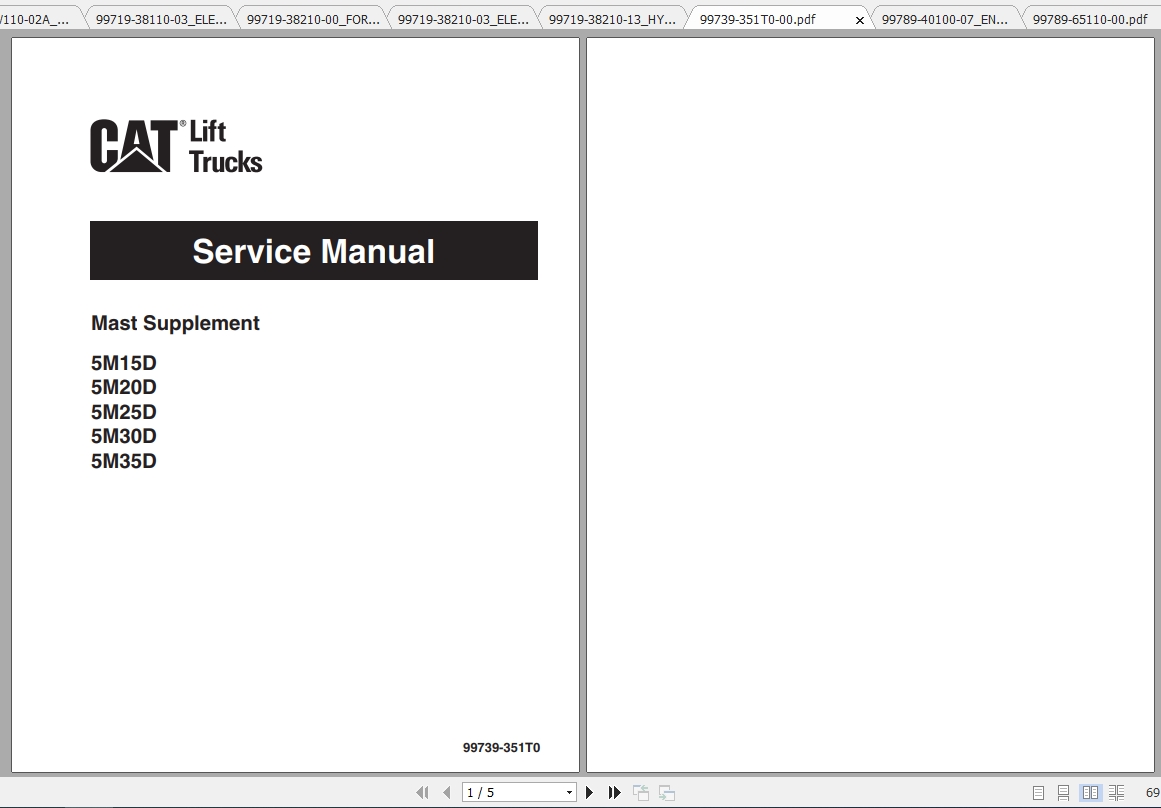 Caterpillar Lift Truck GP25N Service Manuals | Auto Repair Manual Forum ...