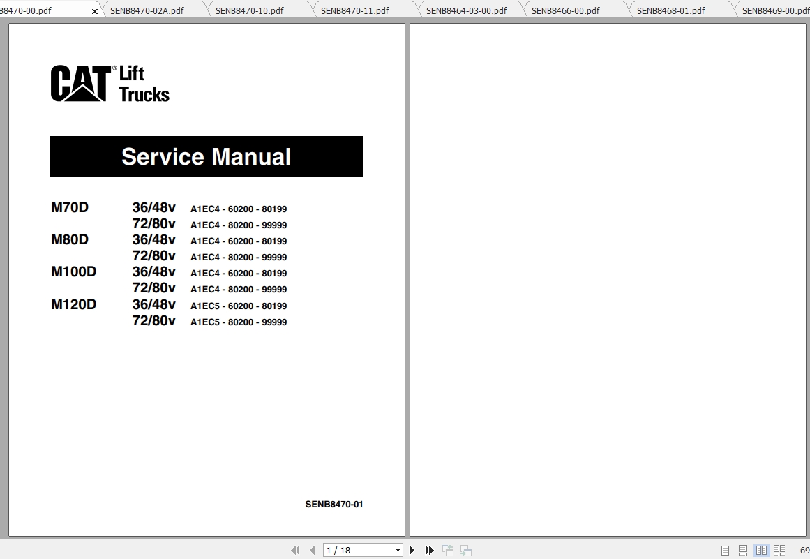 Caterpillar Lift Truck M120D Service Manuals | Auto Repair Manual Forum ...