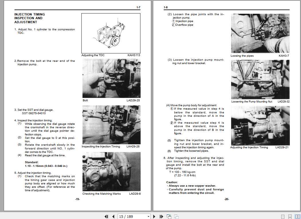 Toyota Forklift Diesel Motor 2J Service Manual CE603 | Auto Repair ...