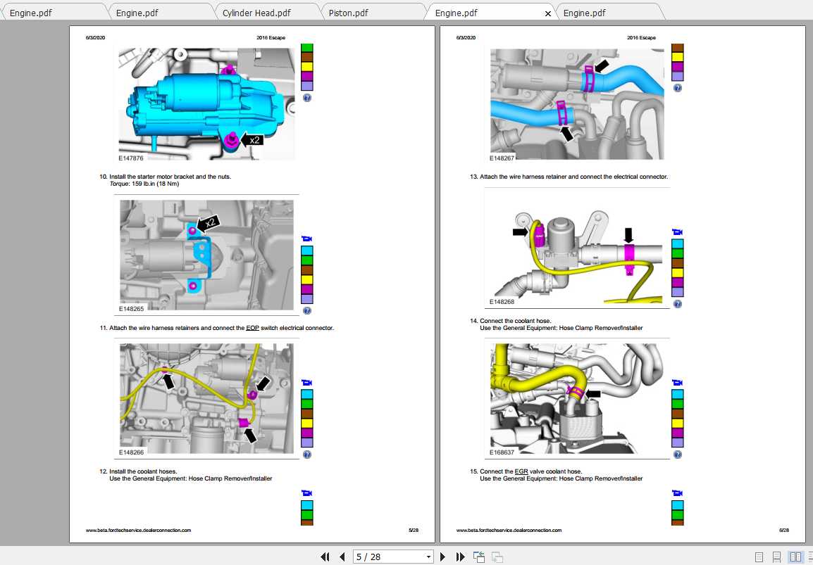 Ford EDGE Engine 2.5L Duratec (125kW-170PS) Repair Manual | Auto Repair ...