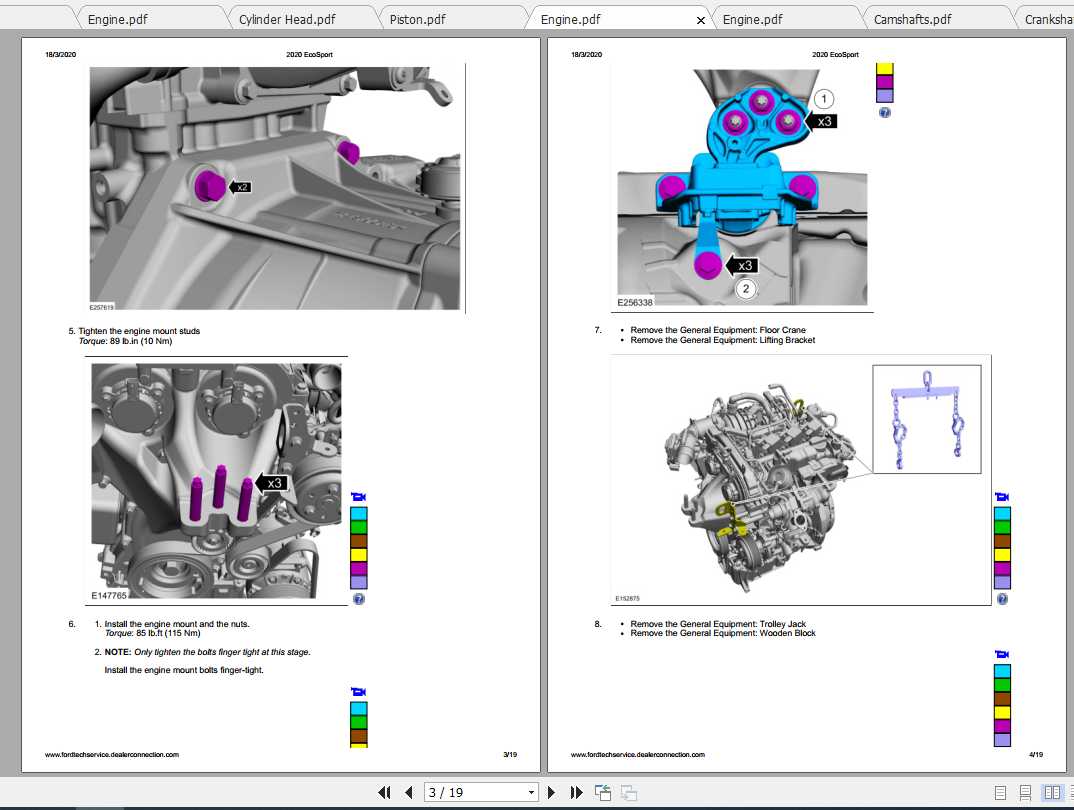 Ford EcoSport Engine-1.0L EcoBoost (92kW-125PS) Repair Manual | Auto ...