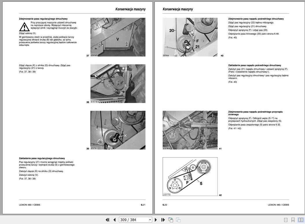 Claas Lexion 480 Operator's Manual_PL | Auto Repair Manual Forum ...