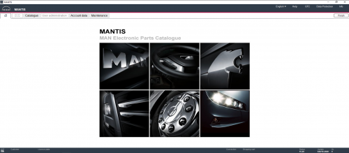 MAN Mantis v644 EPC 01 2021 Spare Parts Catalog 1