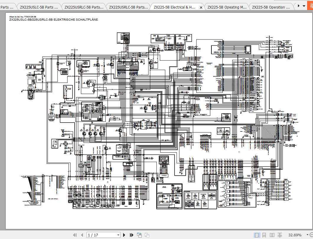 Hitachi Excavator Zaxis ZX225-5B Shop Manual | Auto Repair Manual Forum ...