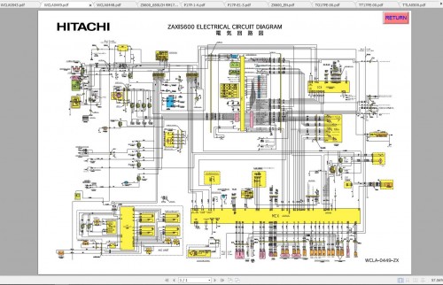 Hitachi Zaxis Excavator 600 650 Series Shop Manuals 3