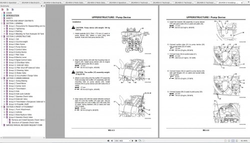 Hitachi Wheeled Excavator ZX140W 3 Shop Manuals 2