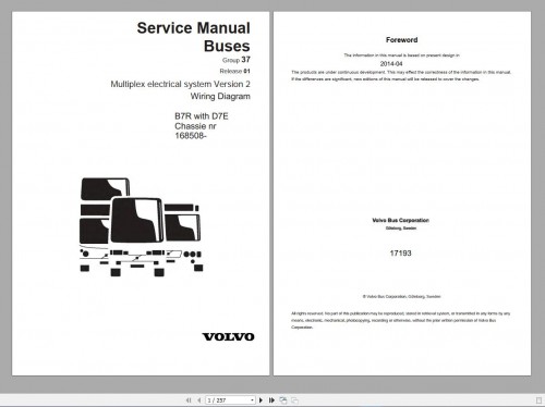 VOLVO Trucks & Buses EWD Electronic Wiring Diagram PDF DVD (5)