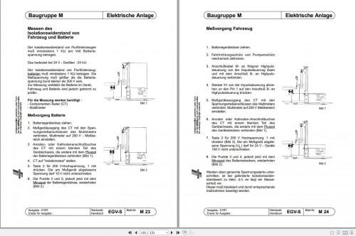 Still Pallet Stacker EGV S 13 EGV S 16 0210 0211 Workshop Manual DE 2