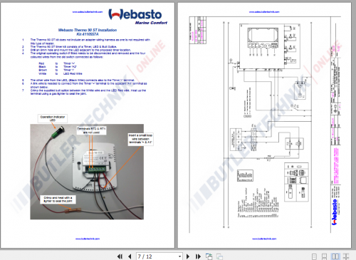 WEBASTO Air Heaters Water Heaters & Controllers Manual PDF 6