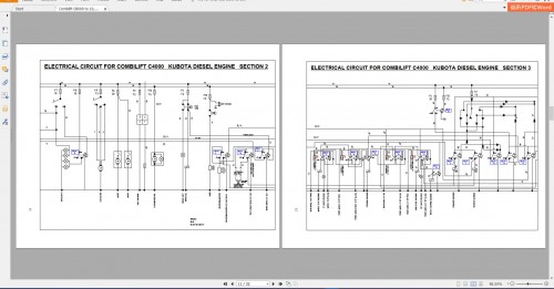 COMBILIFT AISLEMASTER (C) Forklift Service Part Manual Schematic (5)