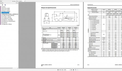 Komatsu Motor Grader GD555 5,655 5,675 5 55001 & UP Shop Manual SEN05215 06 ES 2